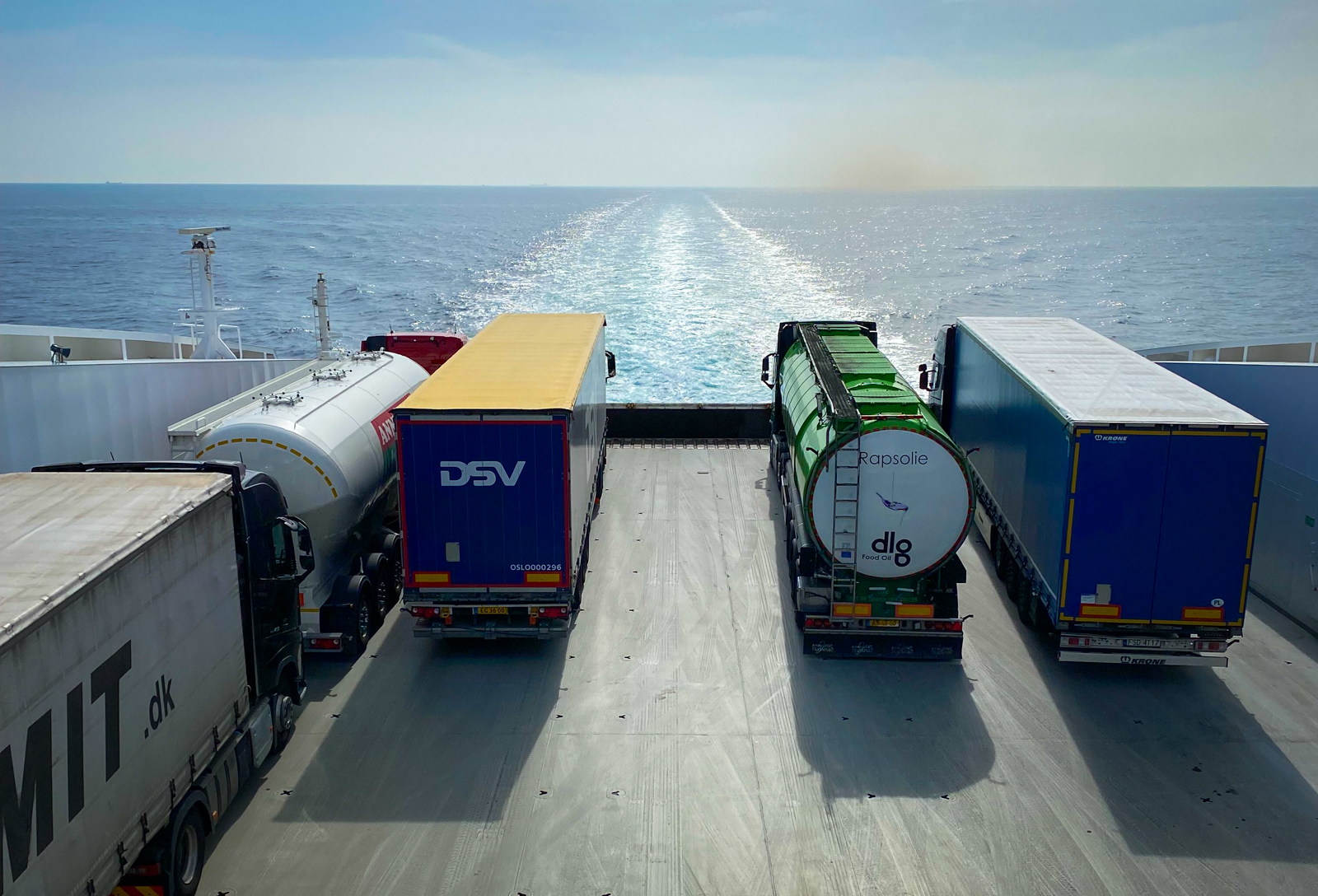 Frakt over Skagerrak med ferge er et vesentlig element i prosjektet Grønn Jyllandskorridor.