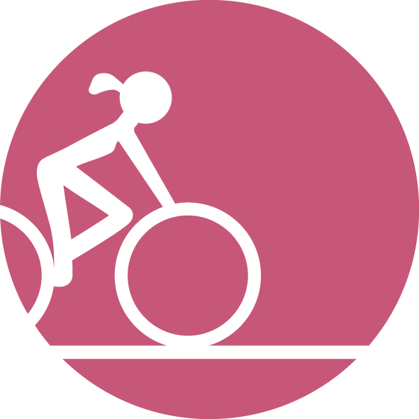 Bypakke Tønsberg-regionens pictogram for syklister