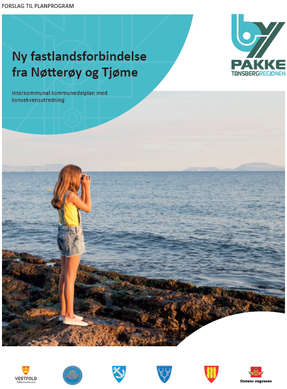 Forsiden til forslag til planprogram for ny fastlandsforbindelse fra Nøtterøy til Tjøme
