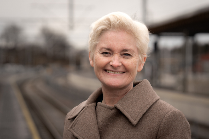 Fylkesordfører Anne Strømøy er svært fornøyd med hva opposisjonen, sammen med SV og Rødt, har fått til.