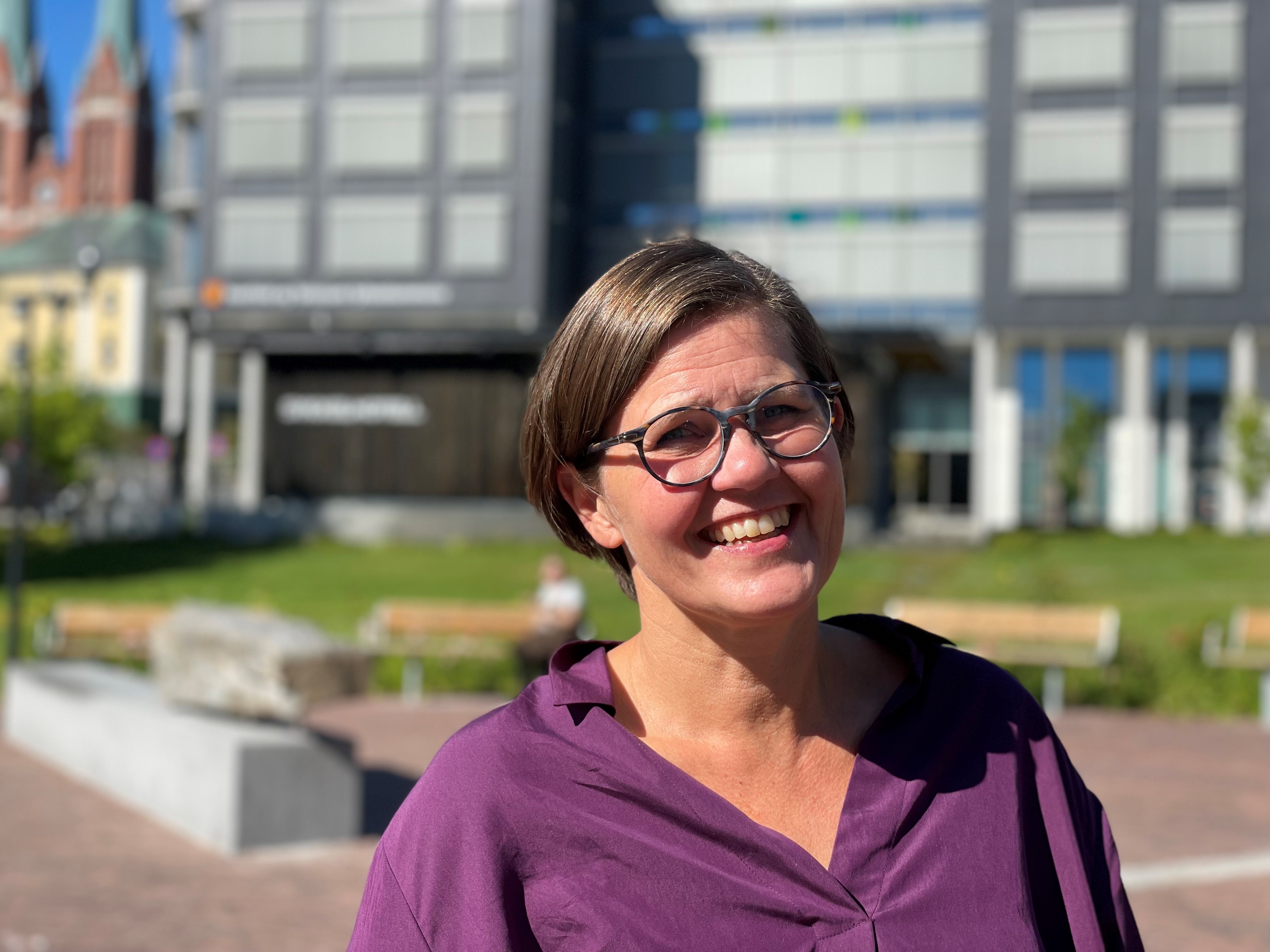 Portrettbilde av Kristin Berge. Foto Eva Susanne Drugg