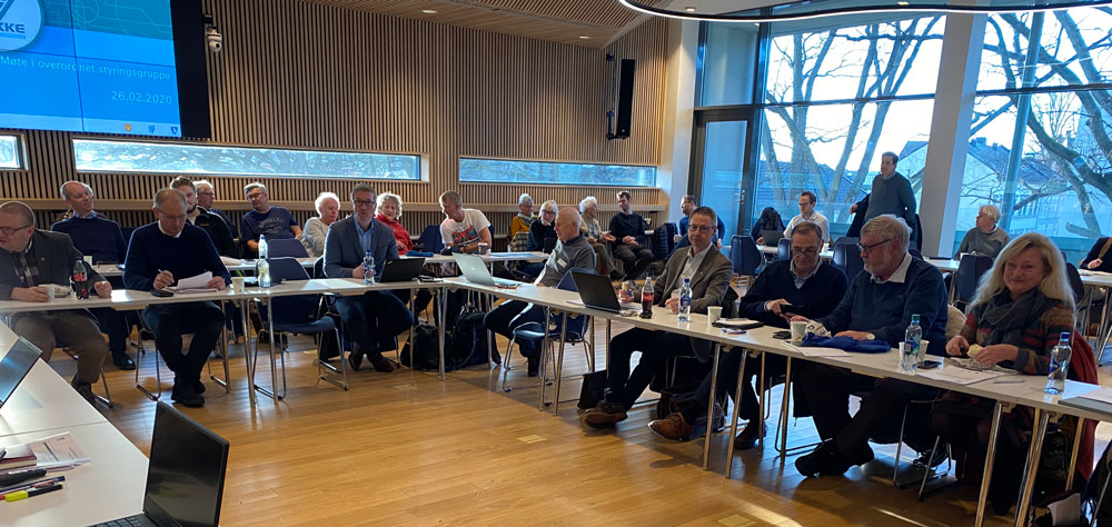 Overordnet styringsgruppe gjør seg klar til det første møtet i 2020.