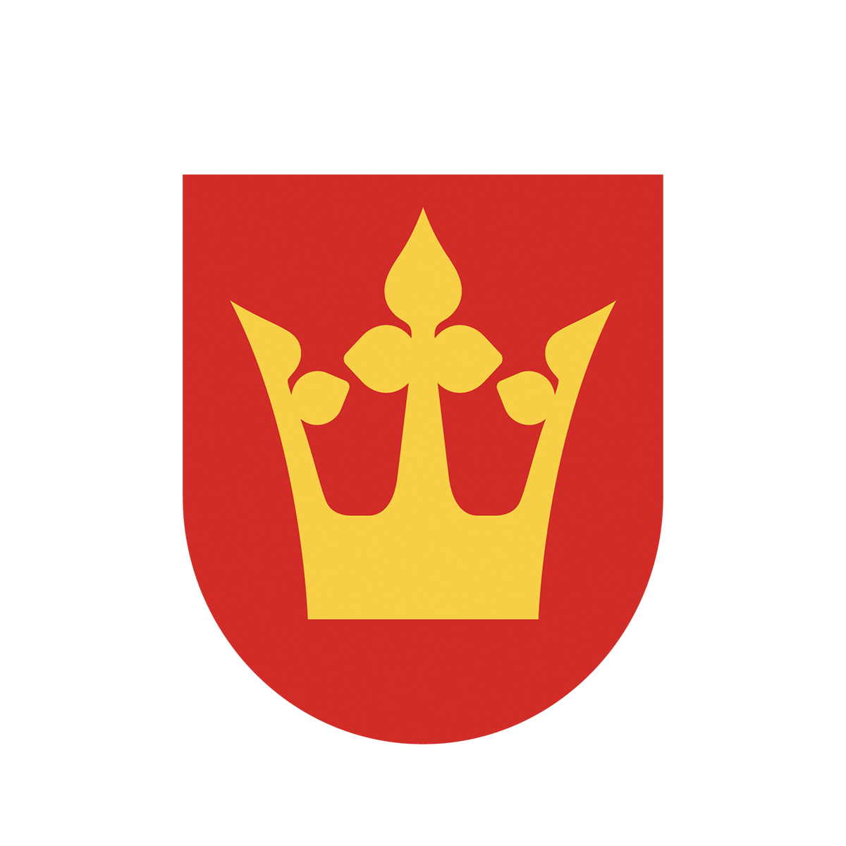 Fylkesvåpen i rødt og gult