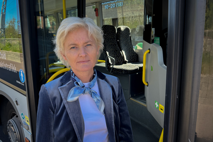 Bilde av fylkesordfører Anne Strømøy som er frustrert over at det ikke kom mer penger i revidert nasjonalbudsjett.