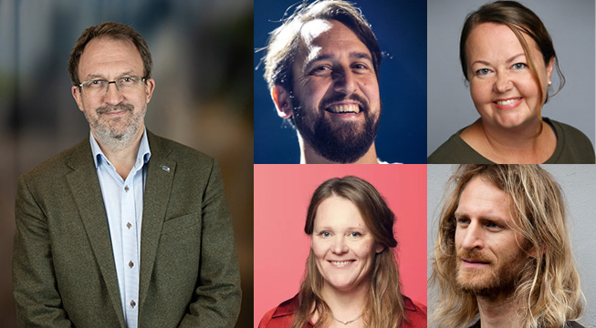 Portrettbilder av jurymedlemmene