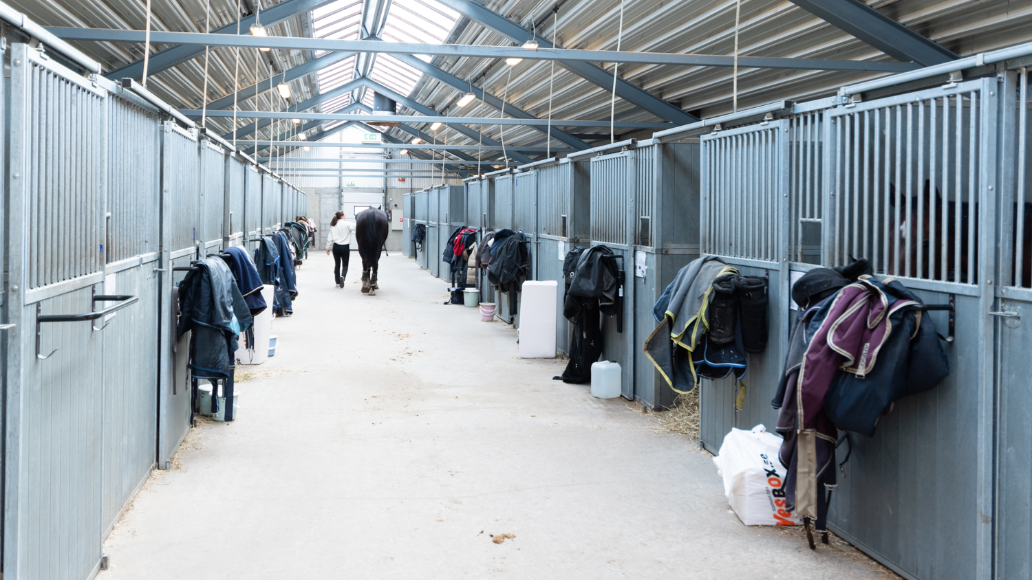 Interiør fra stallen