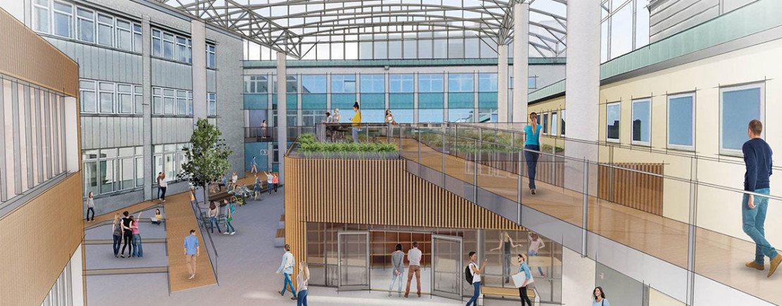 Bilde av ny Sandefjord videregående skole