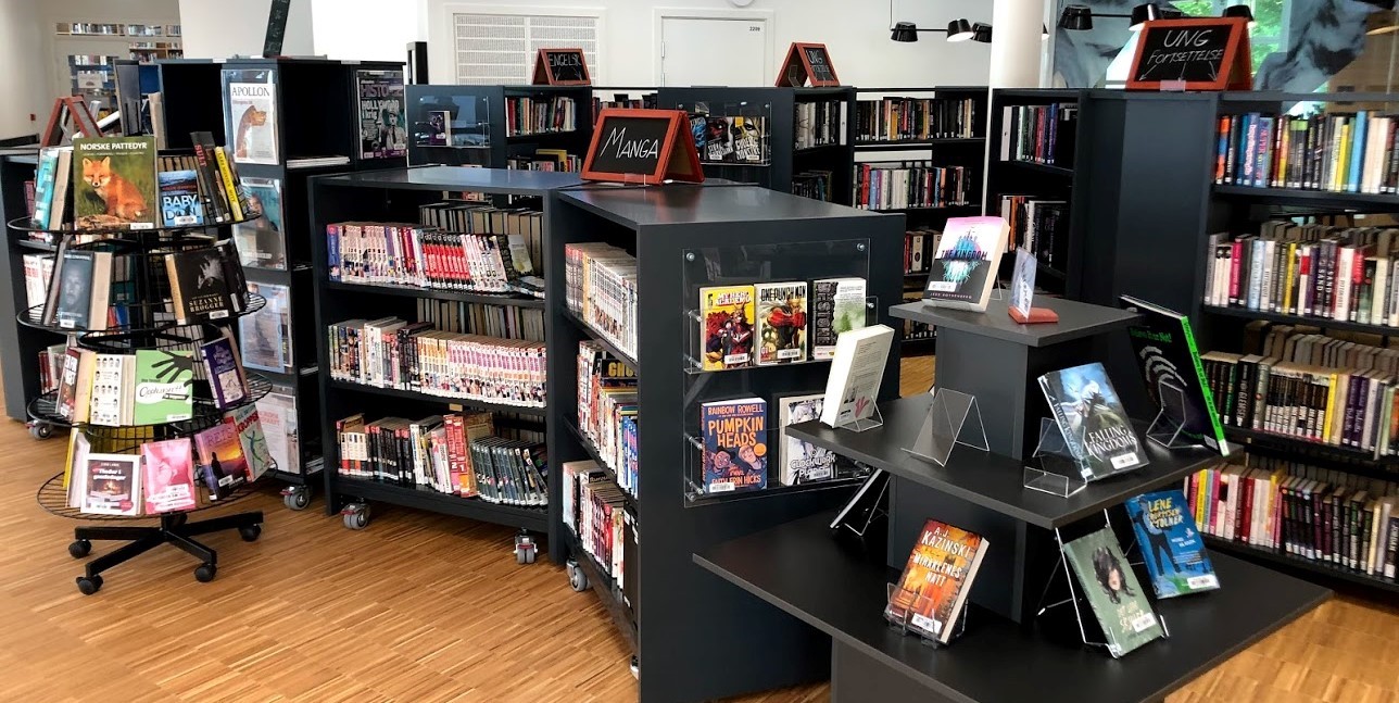 Biblioteket ved Horten videregående skole