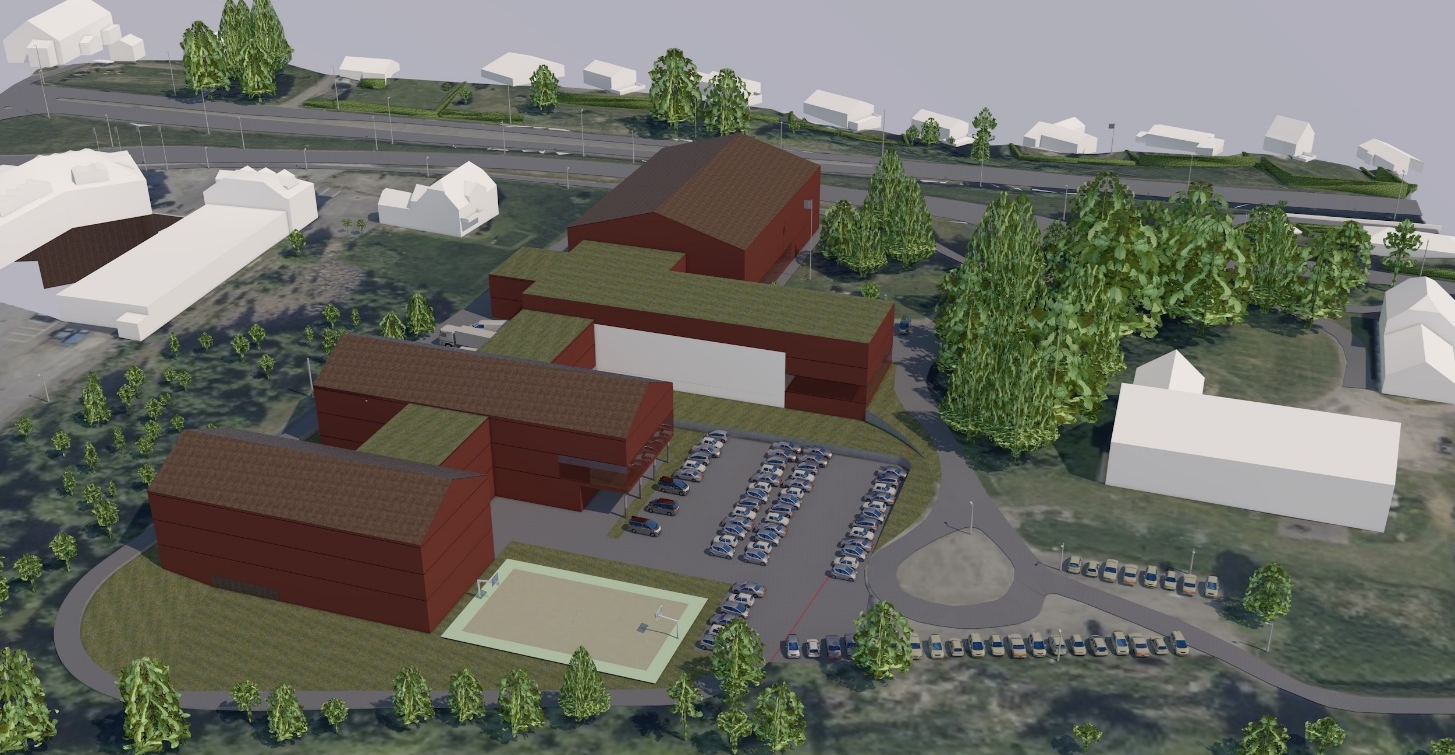 Illustrasjon av bygg