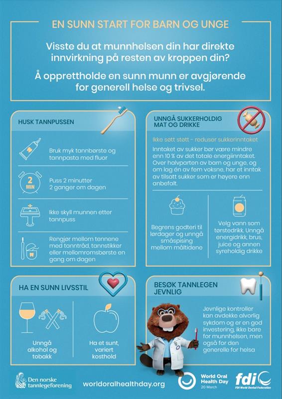 Plakat munnhelsedagen