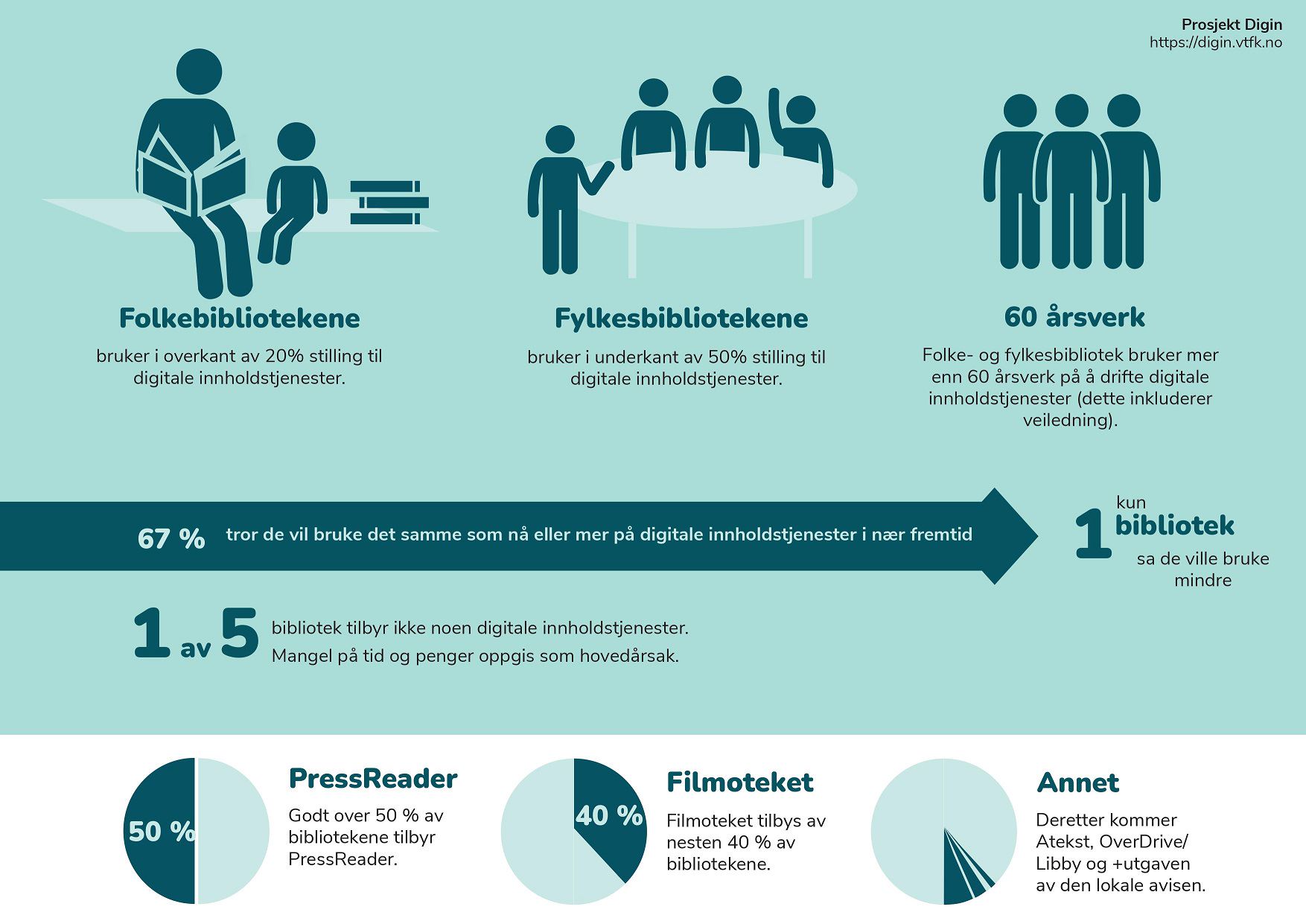 Infografikk av DigIn statistikk